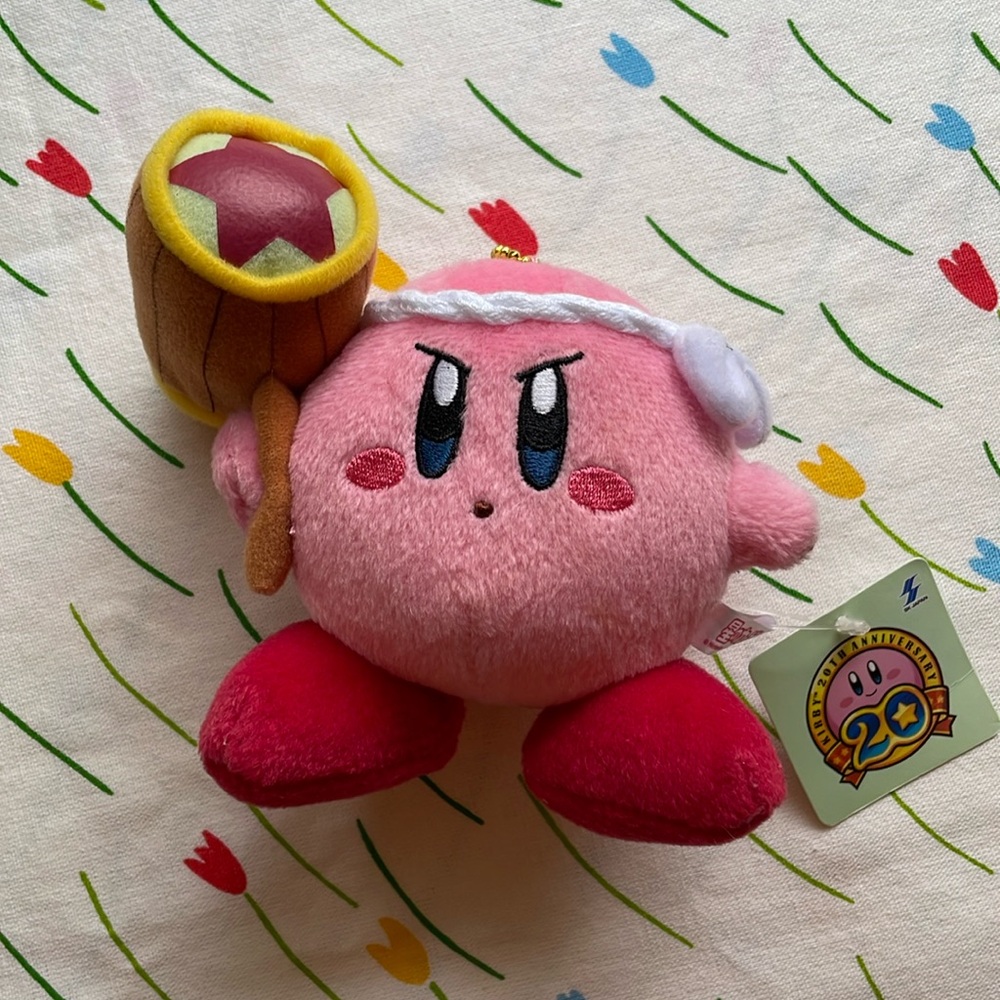 Kirby Dream Land - Hammer Mascot Keychain Mascot Japan NWT
